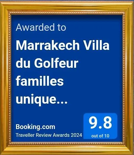 Marrakech Villa Du Golfeur Familles Uniquement 마라케시 0*,  모로코